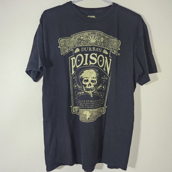 Seven Leaf Other - Seven Leaf Durban Poison Black T-Shirt Size XL